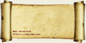 Hristina Tanasković vizit kartica